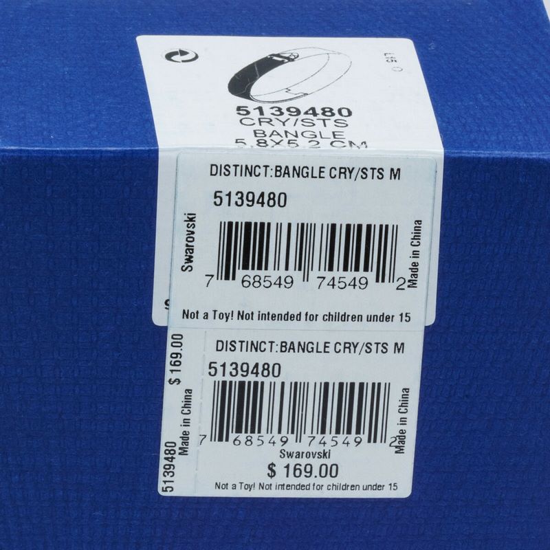 Lắc tay Swarovski bạc đính đá trắng Swarovski 5184161