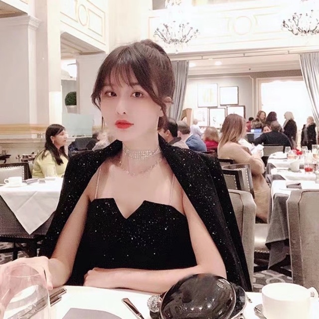 Sét nhung pha kim sa