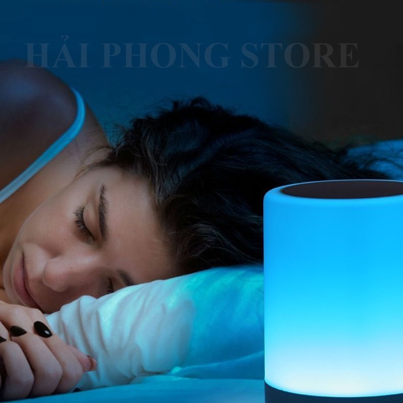 Loa Bluetooth cảm biến đổi màu theo nhạc Led RGB kèm loa bluetooth và đèn ngủ thông minh tiện lợi