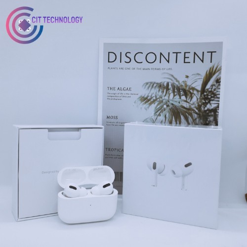 Tai nghe không dây bluetooth  Airpods Pro [1 đổi 1 15 ngày BH 1 năm]  Định Vị - chống ồn - sạc không dây