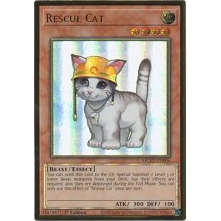 Thẻ bài Yugioh - TCG - Rescue Cat / MGED-EN006_ORI'