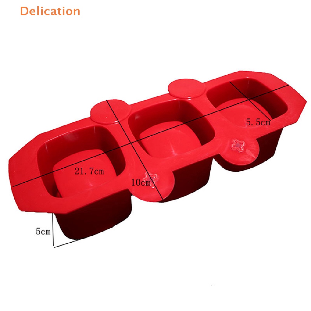 Khuôn Silicone Làm Chậu Hoa Hình Vuông DIY