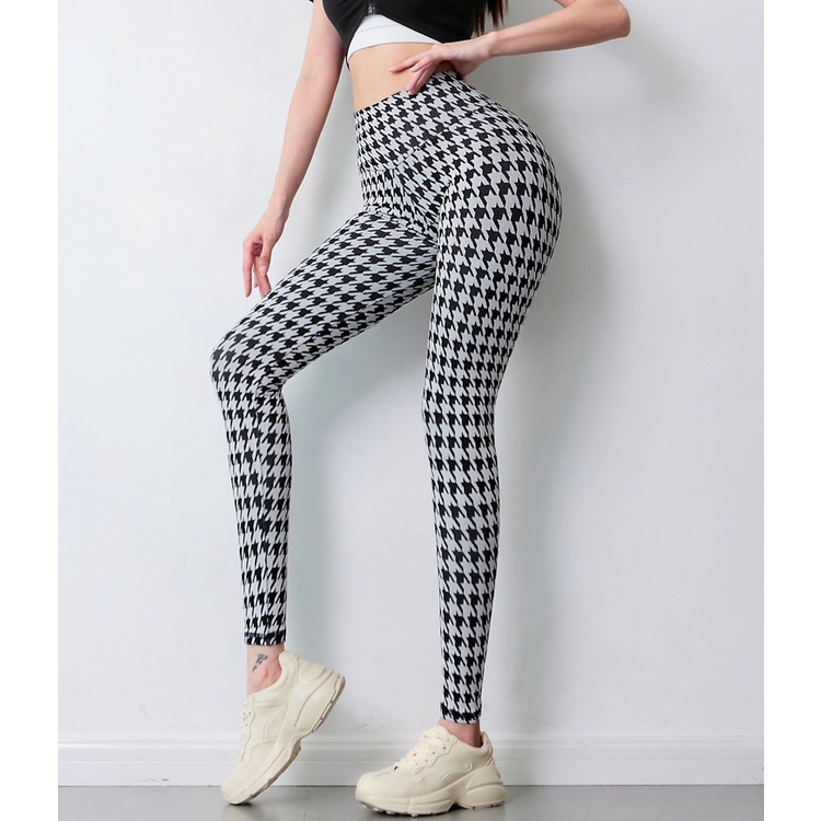 Quần Legging Thể Thao Lưng Cao Thoáng Khí Nhanh Khô Dành Cho Nữ