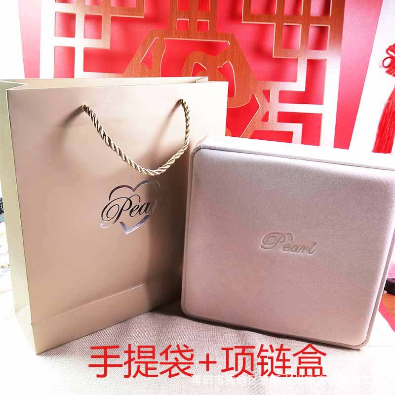 Bộ trang sức trai thật nước ngọt tự nhiên hình trái tim - ViVi_Gift