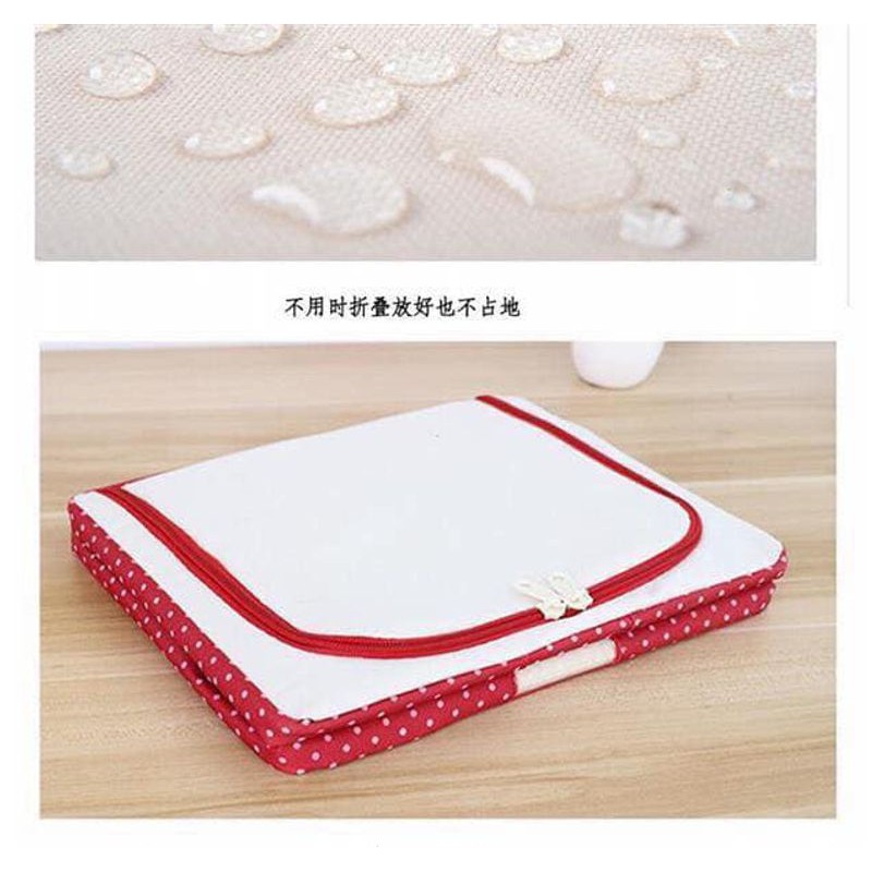 Túi đựng chăn màn, quần áo gấp gọn khung sắt, cao cấp(GIAO MÀU NGẪU NHIÊN)