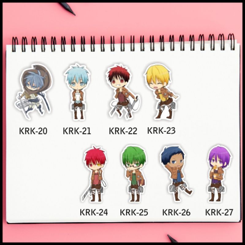 1 Sticker Dán Trang Trí Hình Anime Kuroko No Basket