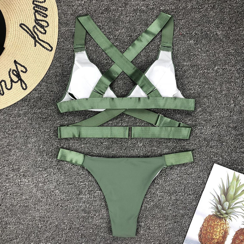 Bikini Màu Trơn Gợi Cảm Cho Nữ | BigBuy360 - bigbuy360.vn