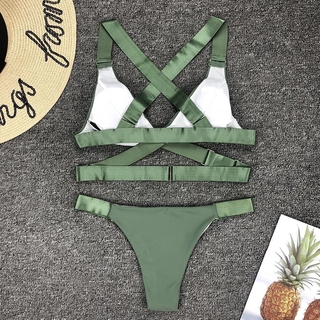 Bikini Màu Trơn Gợi Cảm Cho Nữ