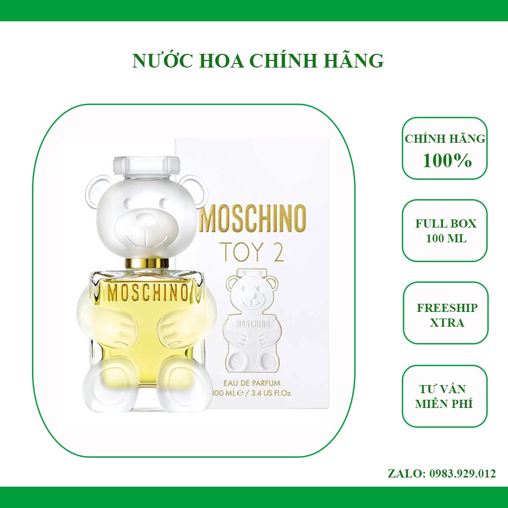 [Full box] Nước Hoa Nữ Moschino Toy 2 EDP 100ml