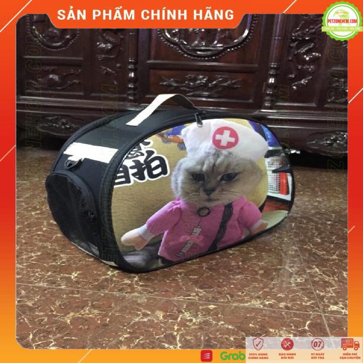 TÚI VẬN CHUYỂN CHÓ MÈO HÌNH 3D-SIZE S DƯỚI 5KG