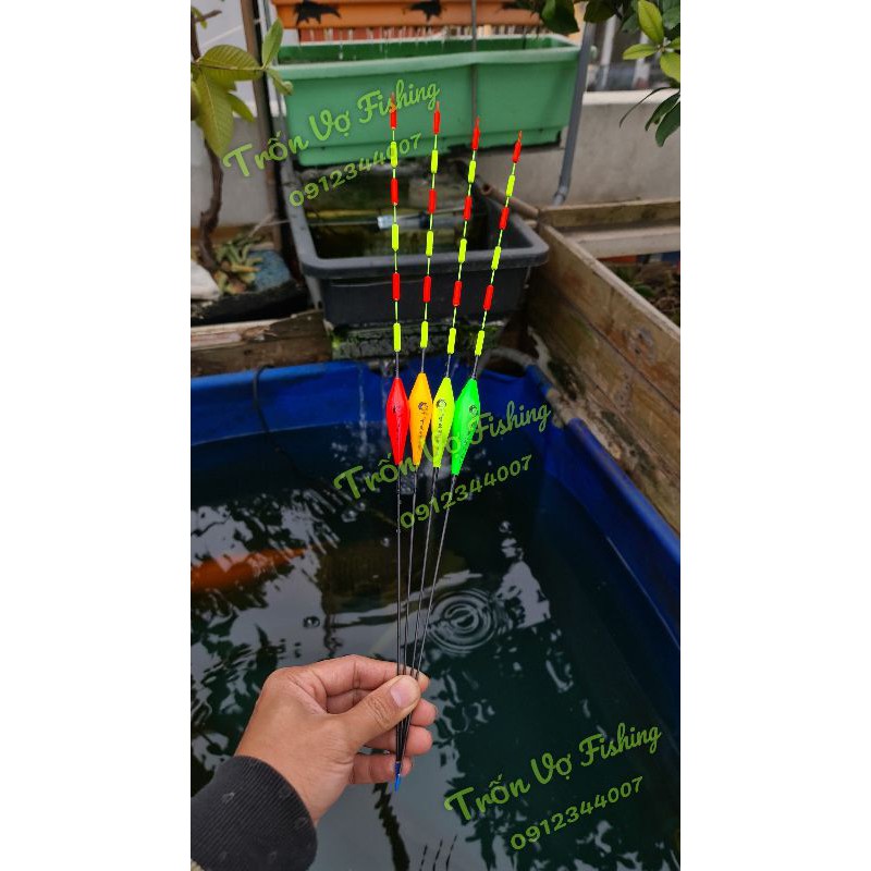Phao câu đài săn trắm đen, chép củ, tăm to - Khôi Fishing