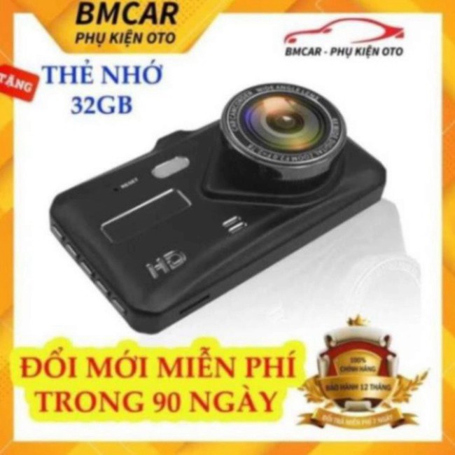 XẢ LỖ CÁC NHÉ Camera hành trình xe ô tô Ống kính kép💥Chất lượng💥 4 inch Car DVR 1080P (BẢO HÀNH 6 THÁNG) – BMCar – BM6 | BigBuy360 - bigbuy360.vn