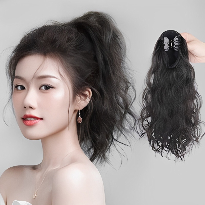 Tóc Giả Xoăn Đuôi Ngựa Thời Trang Dành Cho Nữ