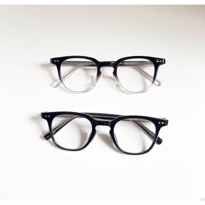 Kính giả cận, gọng kính cận LUTTO lõi thép nhựa Acetate 3007 chống ánh sáng xanh, UV400 Jolie eyewear