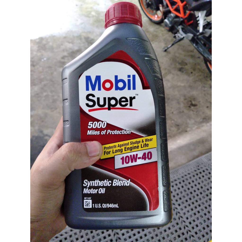 Nhớt MOBIL SUPER 5000 10W40 946ml