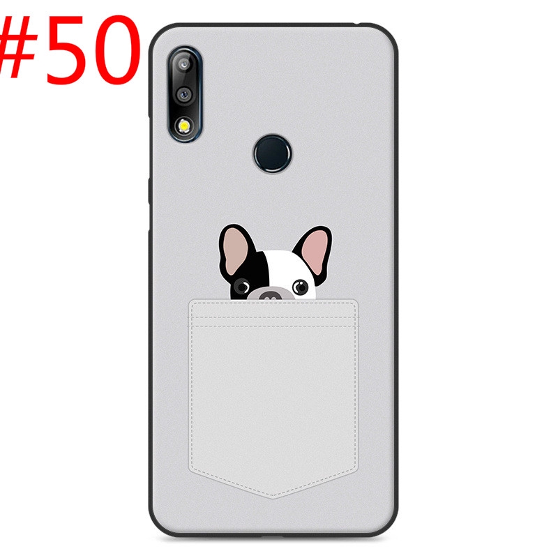 Casing TPU Samsung Galaxy Note 8 9 10 20 Lite J2 J5 J7 Prime J2 J3 J5 J7 C9  Pro J7 Plus J8 J6 J4 2018 Cute pocket Red dog Protect the phone case