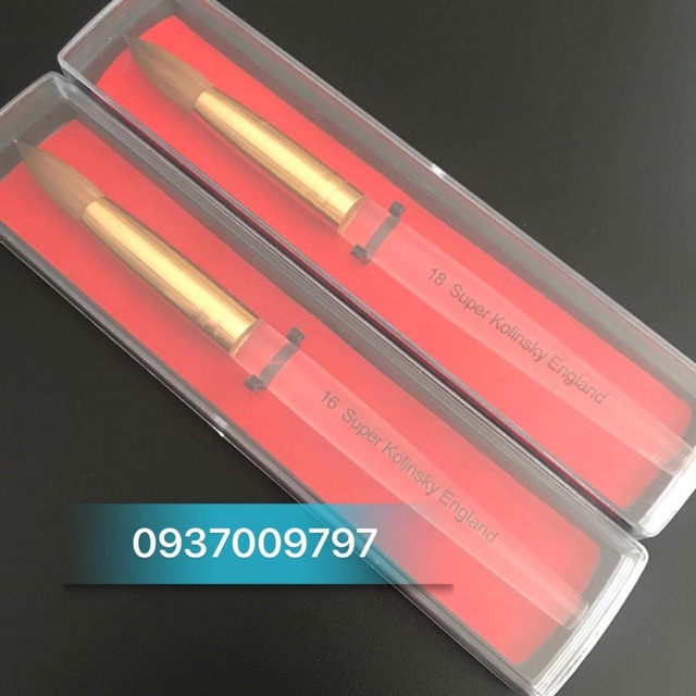 Combo cọ đắp cán trong + primer
