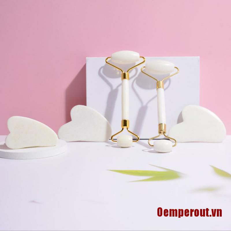 Oemperout❤Natural Jade Stone Face Lift Body Skin Relaxation Slimming Beauty Neck Thin Tool