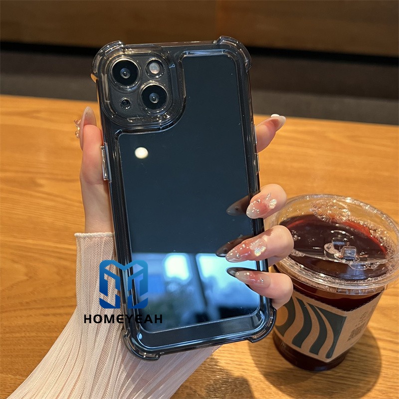 Ốp Điện Thoại Cứng Trong Suốt Có Túi Khí Chống Rơi Cho iPhone 14 13 12 11 Pro Max 14 Plus ip14