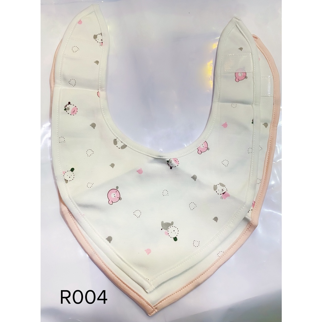 Set 2 yếm La Pomme tam giác cotton cao cấp mềm mịn thấm hút tốt cho bé R001 R002 R003 R004 R005