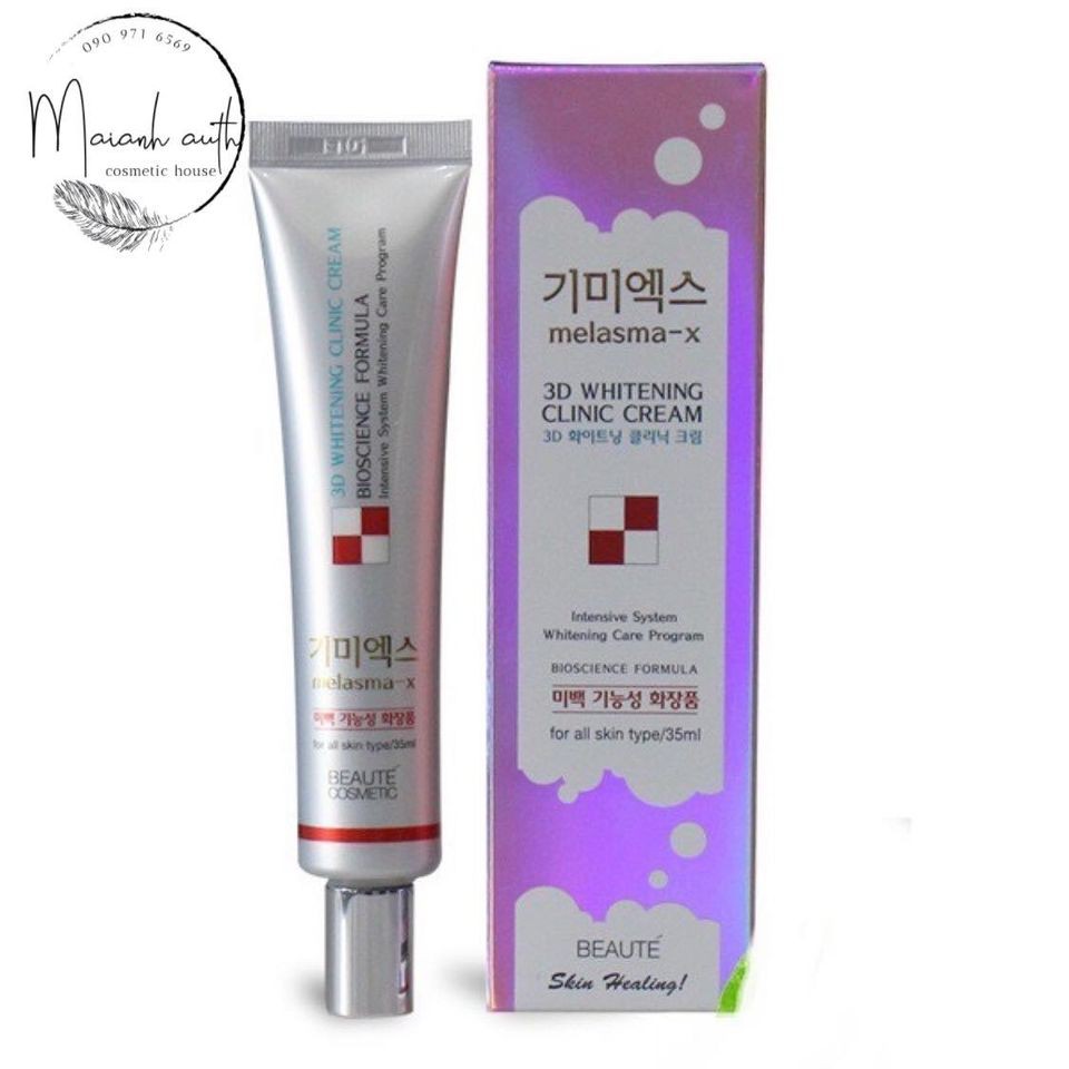 Kem Giảm Nám Và Tàn Nhang Melasma-X 3D Whitening Clinic Cream