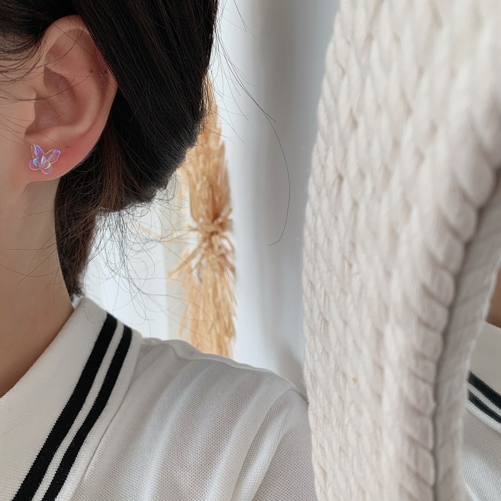 Bông Tai Mạ Bạc 925 Hình Hoa Tulip Ngọt Ngào Cho Nữ