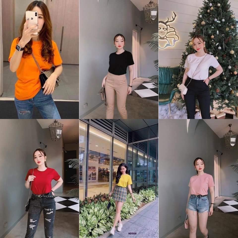 Combo hộp 5 áo phông trộn màu