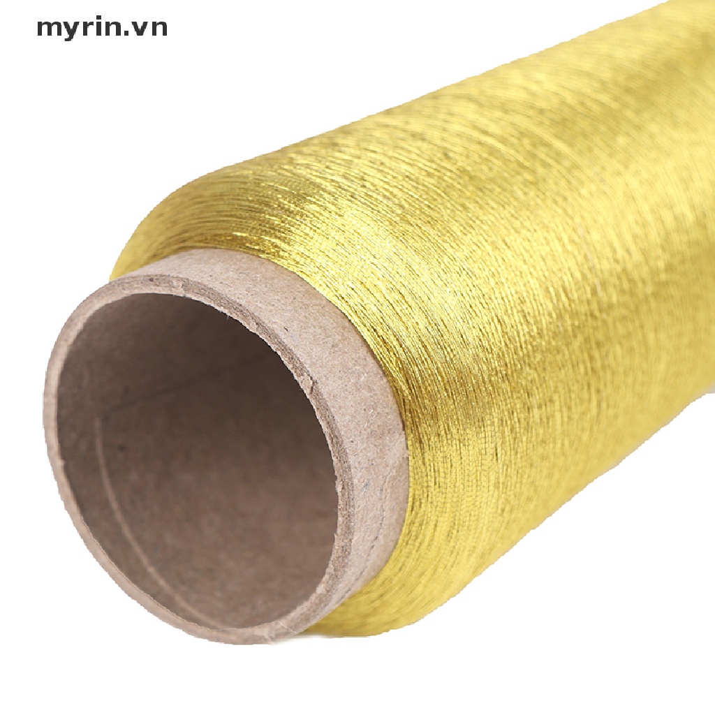 Cuộn Chỉ Lụa 3600M Màu Vàng / Bạc Dùng Thêu Máy Tính