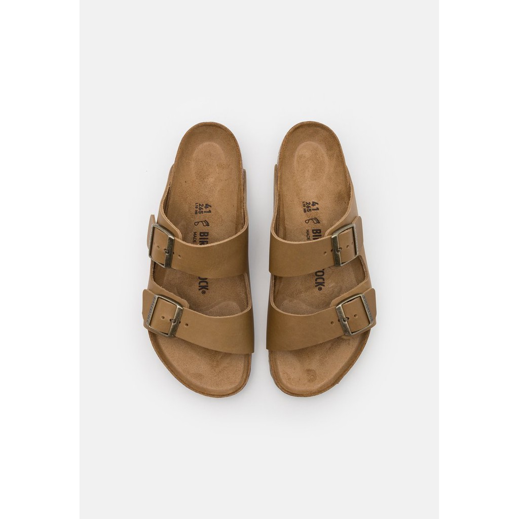 Dép Quai Ngang Nam Nữ Unisex Birkenstock Arizona 1017261 Màu Nâu