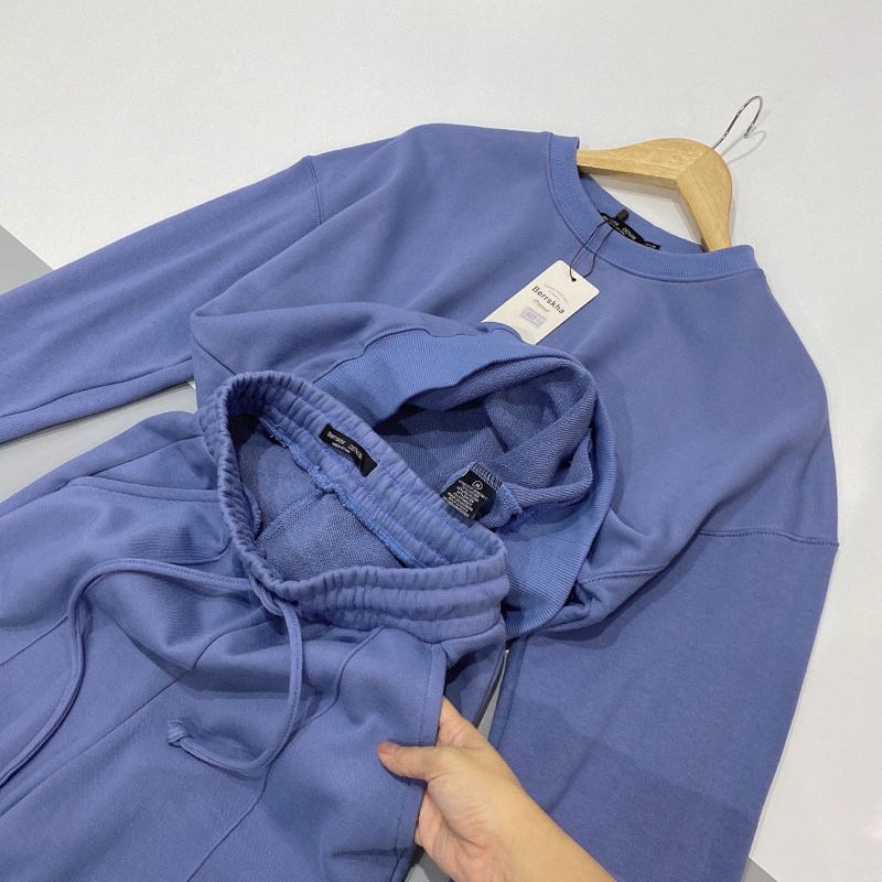 Bộ nỉ quần suông 4 màu