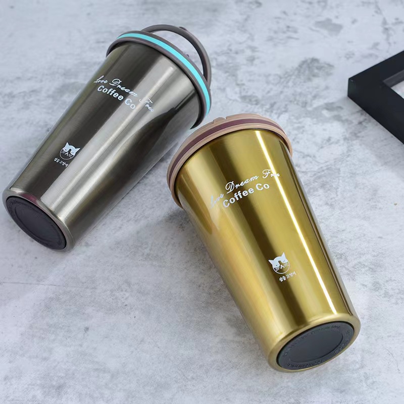 Cốc giữ nhiệt nóng lạnh 500ml, ly giữ nhiệt nóng lạnh xuất Hàn, bình giữ nhiệt