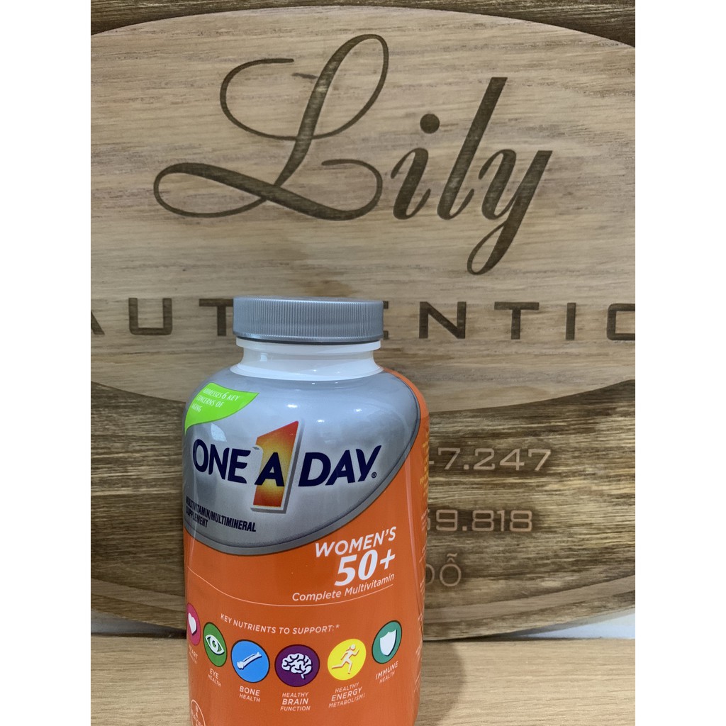 One A Day For Women 50+ - Vitamin tổng hợp cho phụ nữ trên 50 tuổi, 300 Viên