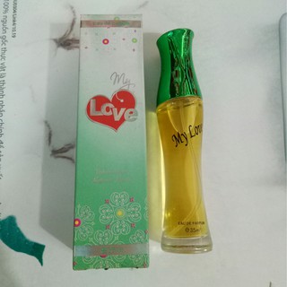 Dầu thơm My Love 35ml màu xanh