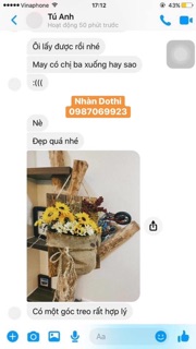 Tranh gỗ hoa lụa decor