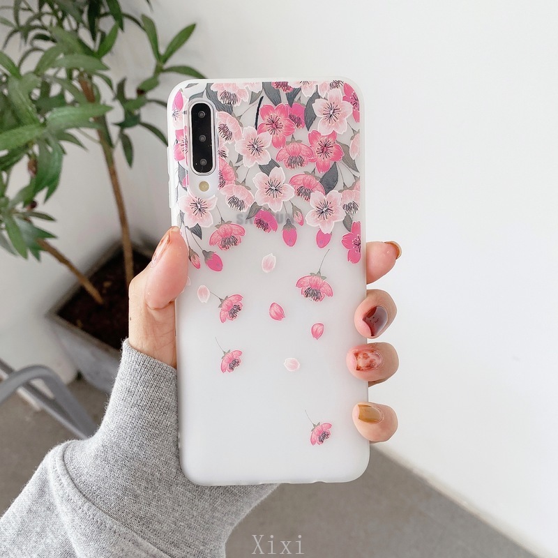 Emboss Flower Casing Samsung Galaxy Note 20 Ultra Note 10 Lite 9 8 Phone Case Soft TPU Back Cover | BigBuy360 - bigbuy360.vn