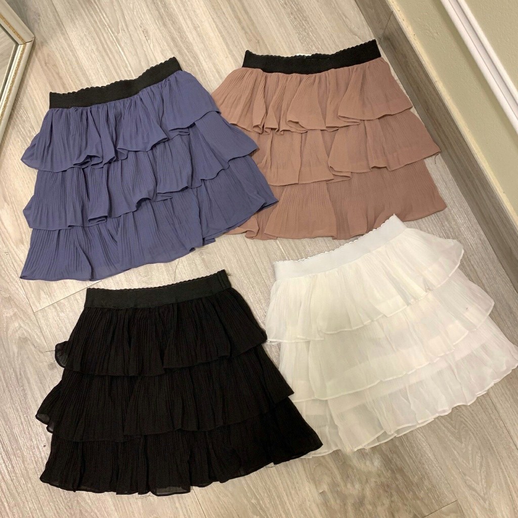 Chân Váy 3 tầng nữ ngắn cao cấp [XEM CLIP Ạ] | BigBuy360 - bigbuy360.vn