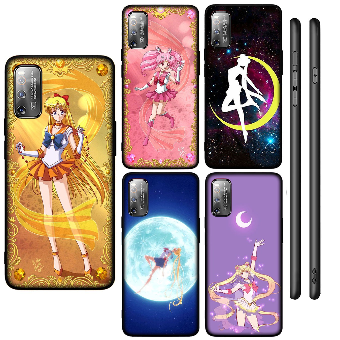 SAILOR MOON Ốp Lưng Silicone Mềm In Hình Thủy Thủ Mặt Trăng Cho Xiaomi Redmi Note 5 Pro Plus 5a 4x S2 Mi Poco X3 Nfc M3 9t