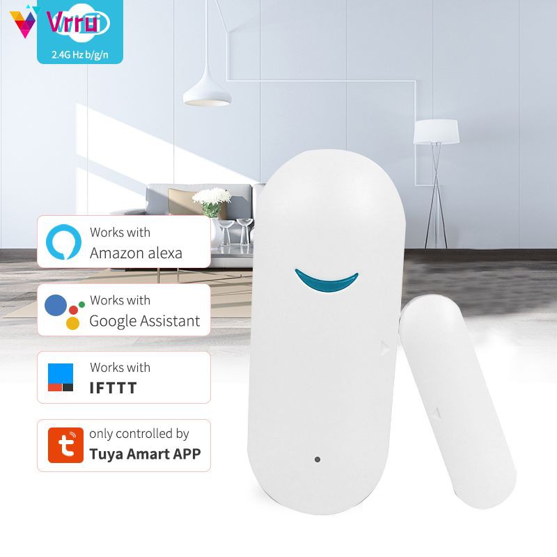 Thiết Bị Cảm Biến Mở Cửa Wifi Thông Minh Alexa Google Home Tiện Dụng
