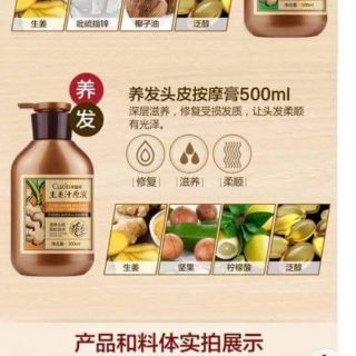 Cặp dầu gội gừng Trung Quốc