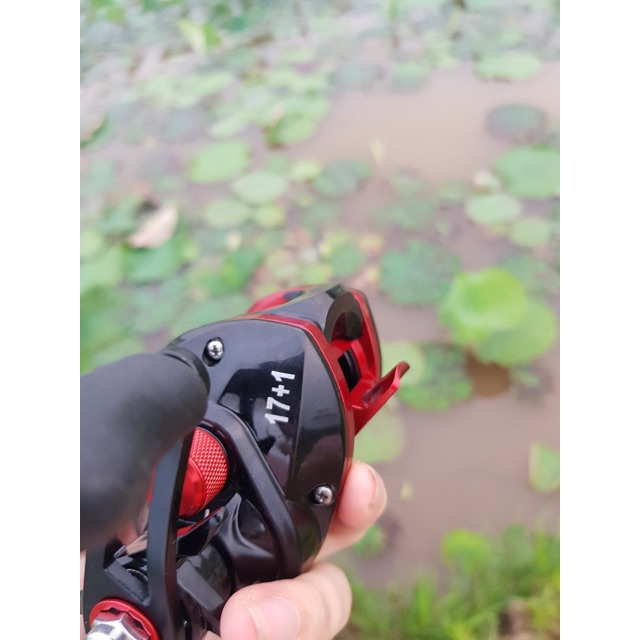 Máy ngang câu cá STACO đỏ đne đồ câu cá hàng hót giá rẻ