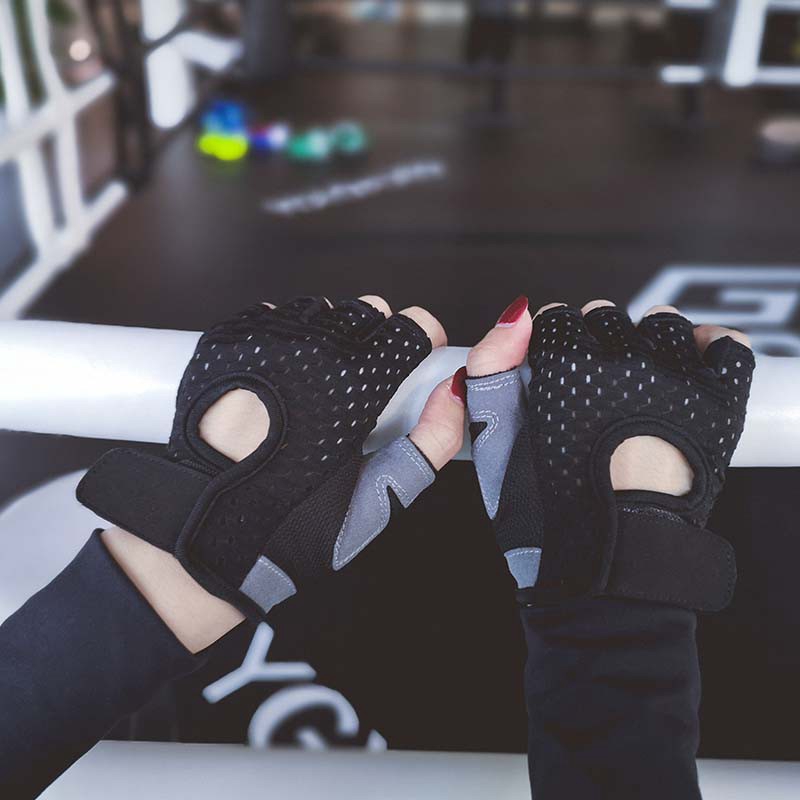 MOVING PEACH Đôi găng tay thể thao chống trượt tập gym