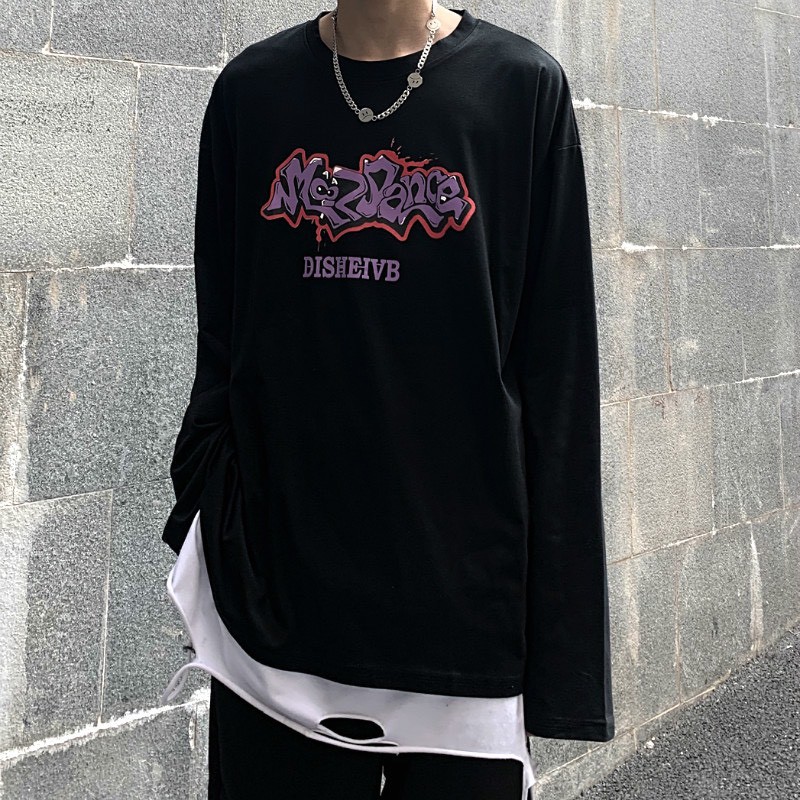 Áo thun tay dài form rộng NEKO.SG. Áo thun Streetwear SWT19