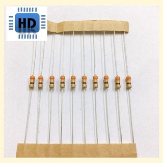 Điện trở vạch 1/4w 5% 1r-39r 50 chiếc