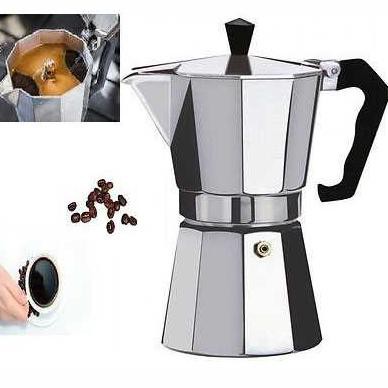 Bình Đun Nước Moka 450ml 9 Cốc - Jf112 Màu Bạc