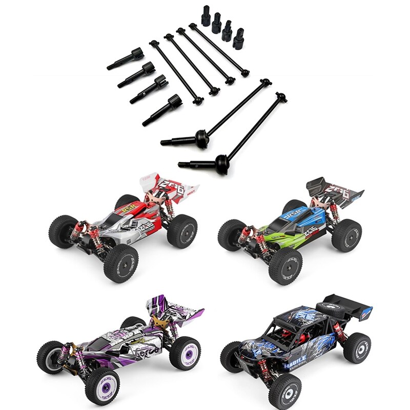 Chén vi sai trục bánh xe trục bánh xe CVD kim loại cho Wltoys 144001 124019 124018 Phụ kiện nâng cấp xe RC Phụ kiện
