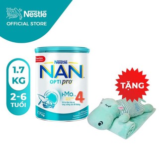 1 hộp sữa Nan Optipro 4 HMO 1.7kg tặng bộ gối mền ngẫu nhiên