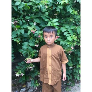đồ lam đi chùa# lãnh tụ phối bé