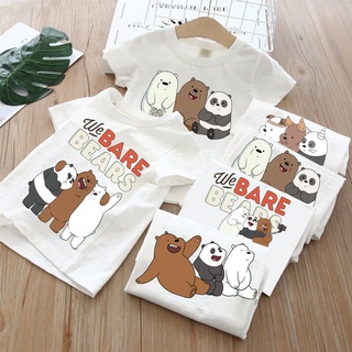 XẢ KHO 💥 Áo Thun in hình WE BARE BEARS Cho Bé Trai Bé Gái
