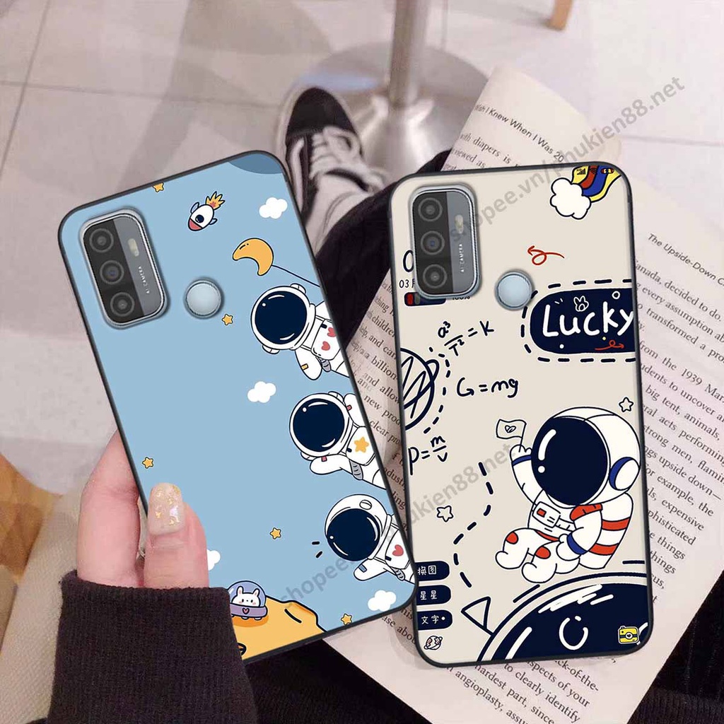 Ốp lưng Oppo A53 hình phi hành gia, roro jump, điện tử dễ thương - Giá rẻ tốt nhất