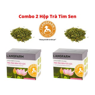 Combo 2 Hộp Trà Tim Sen Túi Lọc Langfarm, Hộp 20 Tép - MSN181634